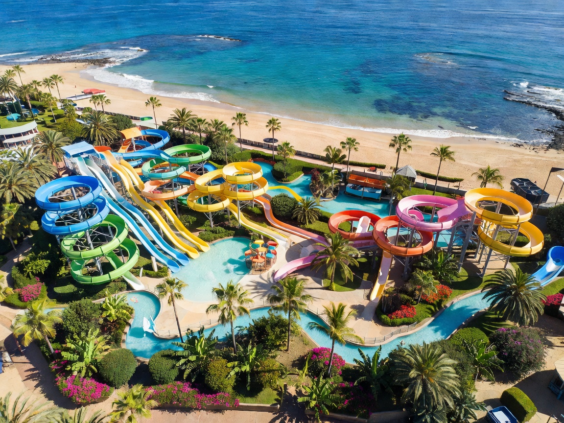 Singha high speed water coaster magnetic propulsion in Siam Park